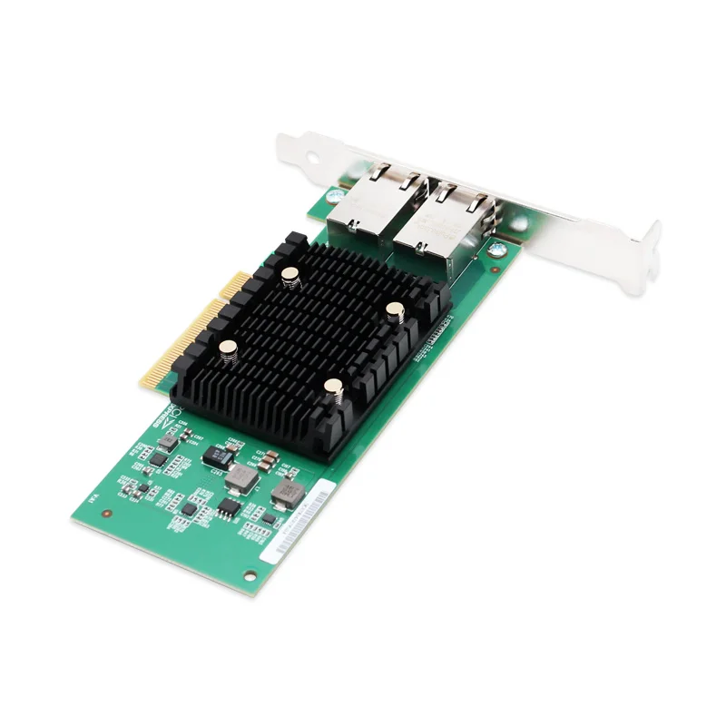 X550-BT2 PCIe 2.0 x8 Набор микросхем Intel X550 10G, 5G, 2,5G, 1Gb Серверный Ethernet-адаптер 2x двухпортовая сетевая карта RJ45
X550-BT2 PCIe 2.0 x8 Набор микросхем Intel X550 10G, 5G, 2,5G, 1Gb Серверный Ethernet-адаптер 2x двухпортовая сетевая карта RJ45