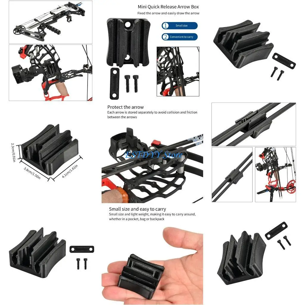 G6DE Light Wight Mini Arrows Holder Quick Releases High Impacts Strong Construction
G6DE Light Wight Mini Arrows Holder Quick Releases High Impacts Strong Construction