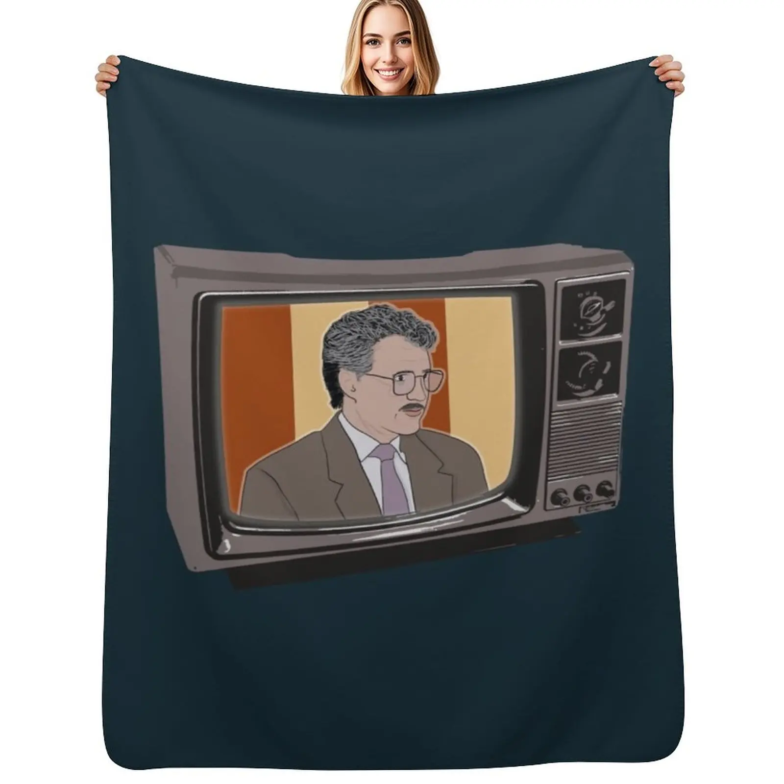 Heroes of Quiz Shows Vintage Alex Trebek 80s Jeopardy Throw Blanket Reusable Durable Soft Blanket for All Seasons
Heroes of Quiz Shows Vintage Alex Trebek 80s Jeopardy Throw Blanket Reusable Durable Soft Blanket for All Seasons