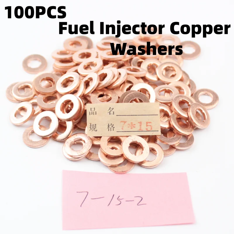 100PCS New Fuel Injector Copper Washers F00VC17504 Diesel Nozzle Shims F00VC17503 F00VC17505 For B-OSH D-elph D-eno Auto 7-15-2
100PCS New Fuel Injector Copper Washers F00VC17504 Diesel Nozzle Shims F00VC17503 F00VC17505 For B-OSH D-elph D-eno Auto 7-15-2