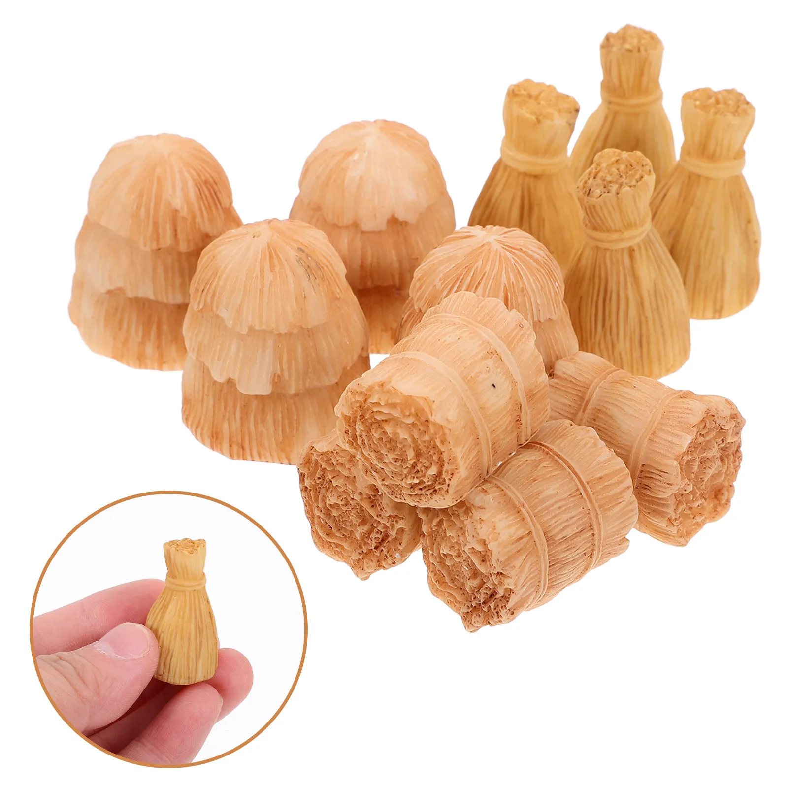 12 шт. миниатюрных декоративных тюков сена из искусственной смолы для осеннего декора, кукольного домика, Хэллоуина, снежной деревни
12 шт. миниатюрных декоративных тюков сена из искусственной смолы для осеннего декора, кукольного домика, Хэллоуина, снежной деревни