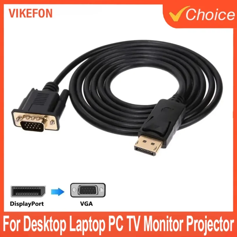 Кабель 1,8 м FHD 1920*1080P Line DP DisplayPort в адаптер VGA Connecto Converter для настольного ноутбука, ПК, ТВ, монитора, проектора
Кабель 1,8 м FHD 1920*1080P Line DP DisplayPort в адаптер VGA Connecto Converter для настольного ноутбука, ПК, ТВ, монитора, проектора