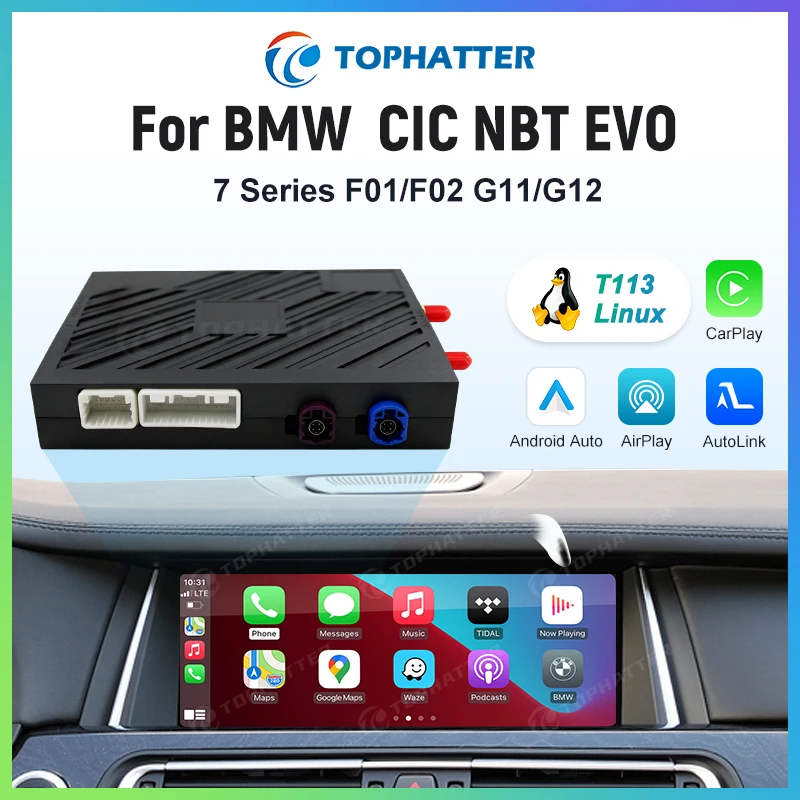 For BMW 7 Series F01 F02 Wireless CarPlay Android Auto Upgrade Seamless Integration with iDrive CIC/NBT Original Screen
For BMW 7 Series F01 F02 Wireless CarPlay Android Auto Upgrade Seamless Integration with iDrive CIC/NBT Original Screen