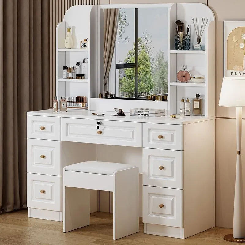 Professional Nordic Vanity Table Girls Simple Adult Cabinet Vanity Table Desk Organizer Coiffeuse De Chambre Furniture
Professional Nordic Vanity Table Girls Simple Adult Cabinet Vanity Table Desk Organizer Coiffeuse De Chambre Furniture