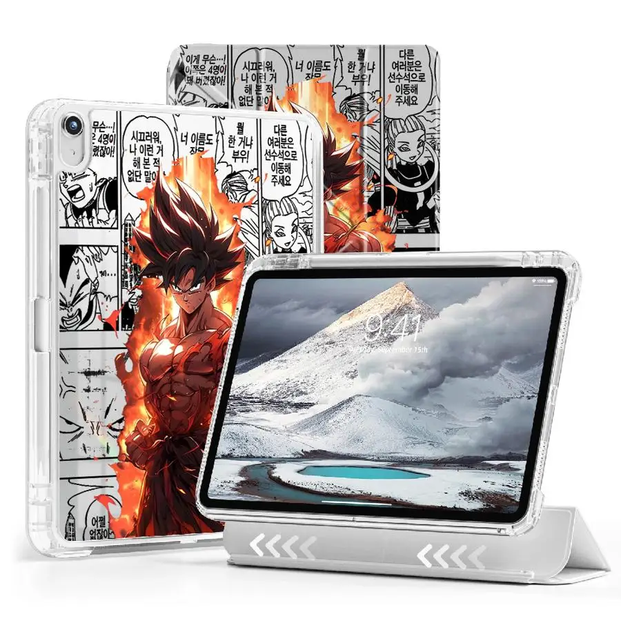 Чехол-подставка D-ragonS BallS Super Holder для планшетов iPad Air 4, 5, M3, M2, M4, 11 дюймов, Mini 6, 7, 11-го, 10-го, 9-го, 8-го поколений, 12.9 дюймов Pro 2025
Чехол-подставка D-ragonS BallS Super Holder для планшетов iPad Air 4, 5, M3, M2, M4, 11 дюймов, Mini 6, 7, 11-го, 10-го, 9-го, 8-го поколений, 12.9 дюймов Pro 2025