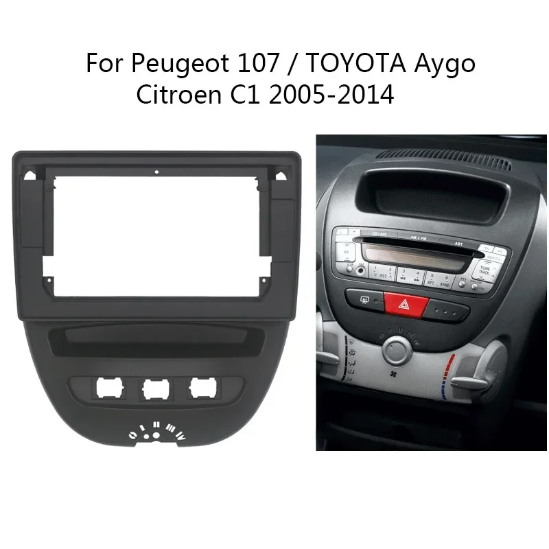 Автомобильный радиоприемник для установки фасции для Toyota Aygo Citroen C1 Peugeot 107 2005-2014, авто стерео, ремонт приборной панели, комплект рамки, рамка
Автомобильный радиоприемник для установки фасции для Toyota Aygo Citroen C1 Peugeot 107 2005-2014, авто стерео, ремонт приборной панели, комплект рамки, рамка