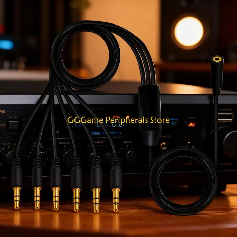 U55B 3.5mm Audios Splitter Cable Gold Plated Connectors for Simultaneous Connection to Speakers Headphone Home Theater Systems
U55B 3.5mm Audios Splitter Cable Gold Plated Connectors for Simultaneous Connection to Speakers Headphone Home Theater Systems