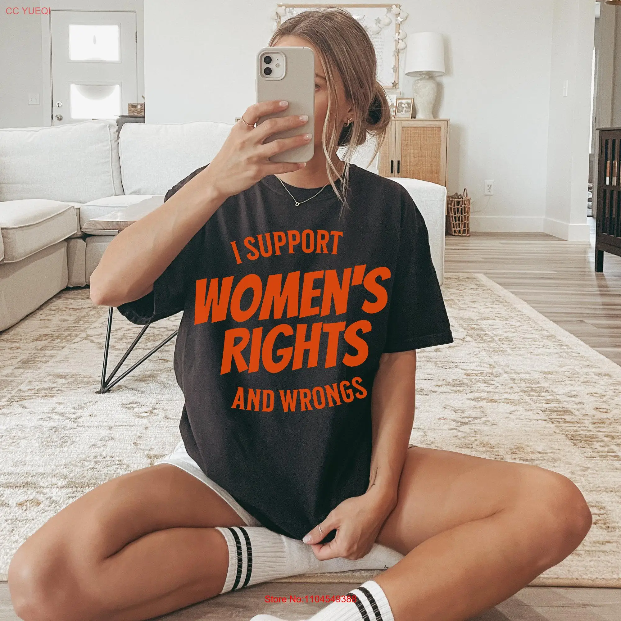 support womens rights and wrongs graphic tee feminist trendy aesthetic boho comfort colors long or short sleeves
support womens rights and wrongs graphic tee feminist trendy aesthetic boho comfort colors long or short sleeves