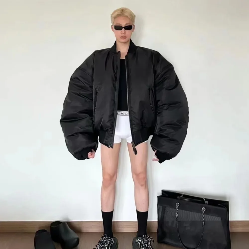 NIGO MR Men's Autumn And Winter Black Flight Jacket Loose Oversize High Street Hip Hop Vintage Trend Short Jacket #NGTOP11327
NIGO MR Men's Autumn And Winter Black Flight Jacket Loose Oversize High Street Hip Hop Vintage Trend Short Jacket #NGTOP11327