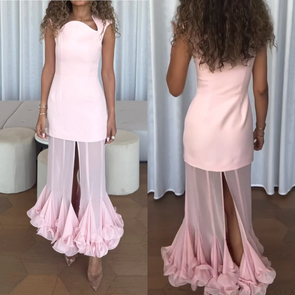 Customized Sizes Available High Quality Charmeuse Ruched Pleat Ruffle Straight Square Neck Long Dresses Bespoke Occasion Dresses
Customized Sizes Available High Quality Charmeuse Ruched Pleat Ruffle Straight Square Neck Long Dresses Bespoke Occasion Dresses