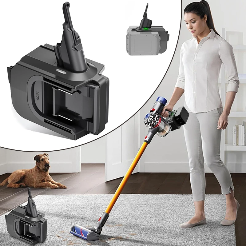 For Makita 18V Battery,2-in-1 V7/V8 Double Battery Adapter Work for Dyson V7/V8 Series Handheld Vacuum Cleaner Longer Working
For Makita 18V Battery,2-in-1 V7/V8 Double Battery Adapter Work for Dyson V7/V8 Series Handheld Vacuum Cleaner Longer Working
