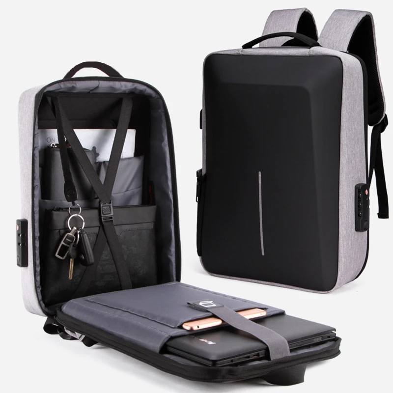 New PC Hard Shell Bag Leisure Commuting Waterproof Lightweight Business Backpack Men's Cool Backpack Anti-theft Computer Bag
New PC Hard Shell Bag Leisure Commuting Waterproof Lightweight Business Backpack Men's Cool Backpack Anti-theft Computer Bag