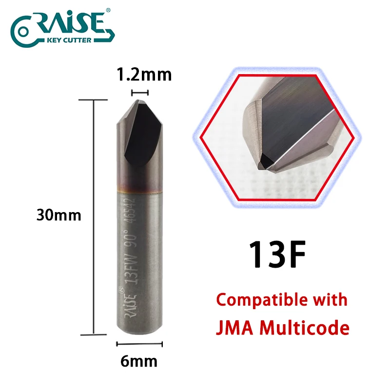 RAISE Cutter Compatible with JMA 13F JMA Multicode Key Cutting Machine
RAISE Cutter Compatible with JMA 13F JMA Multicode Key Cutting Machine