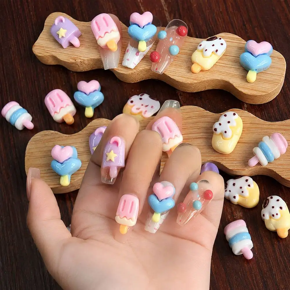 10Pcs Matte Glossy Ice Cream Nail Charms Vibrant Ice Pops Nail Decor Summer Fun Design Nail Supplies
10Pcs Matte Glossy Ice Cream Nail Charms Vibrant Ice Pops Nail Decor Summer Fun Design Nail Supplies