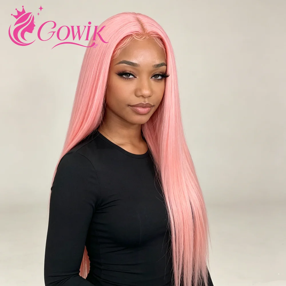 250 Density Pink Straight Human Hair Wig 13x6 HD Lace Front Wig 30 InchHuman Hair Lace Front Pre Plucked Brazilian Pink Frontal Wig For Women
250 Density Pink Straight Human Hair Wig 13x6 HD Lace Front Wig 30 InchHuman Hair Lace Front Pre Plucked Brazilian Pink Frontal Wig For Women