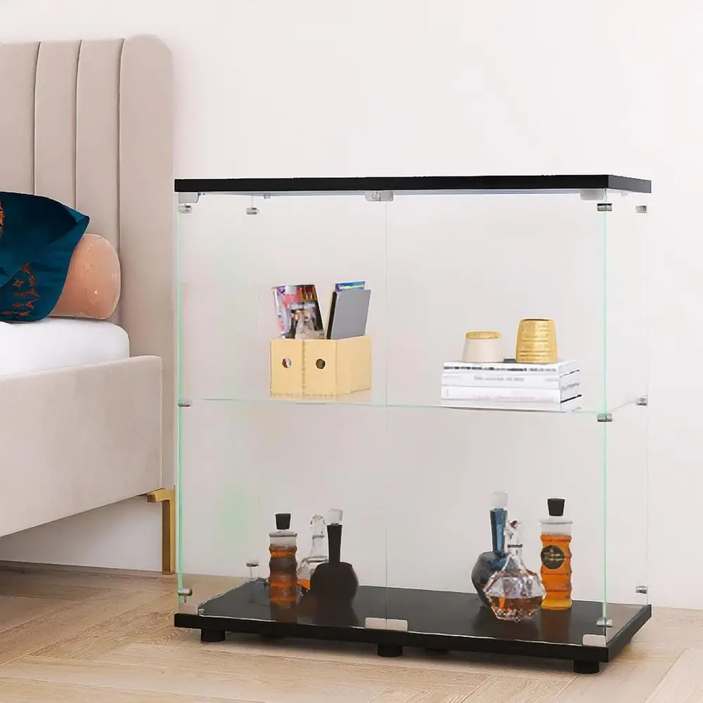 Tempered Glass Display Cabinet with Lock, 5mm Thick Glass, for Living Room or Bookshelf (35.35 D x 31.69 W x 14.37 H, White)
Tempered Glass Display Cabinet with Lock, 5mm Thick Glass, for Living Room or Bookshelf (35.35 D x 31.69 W x 14.37 H, White)