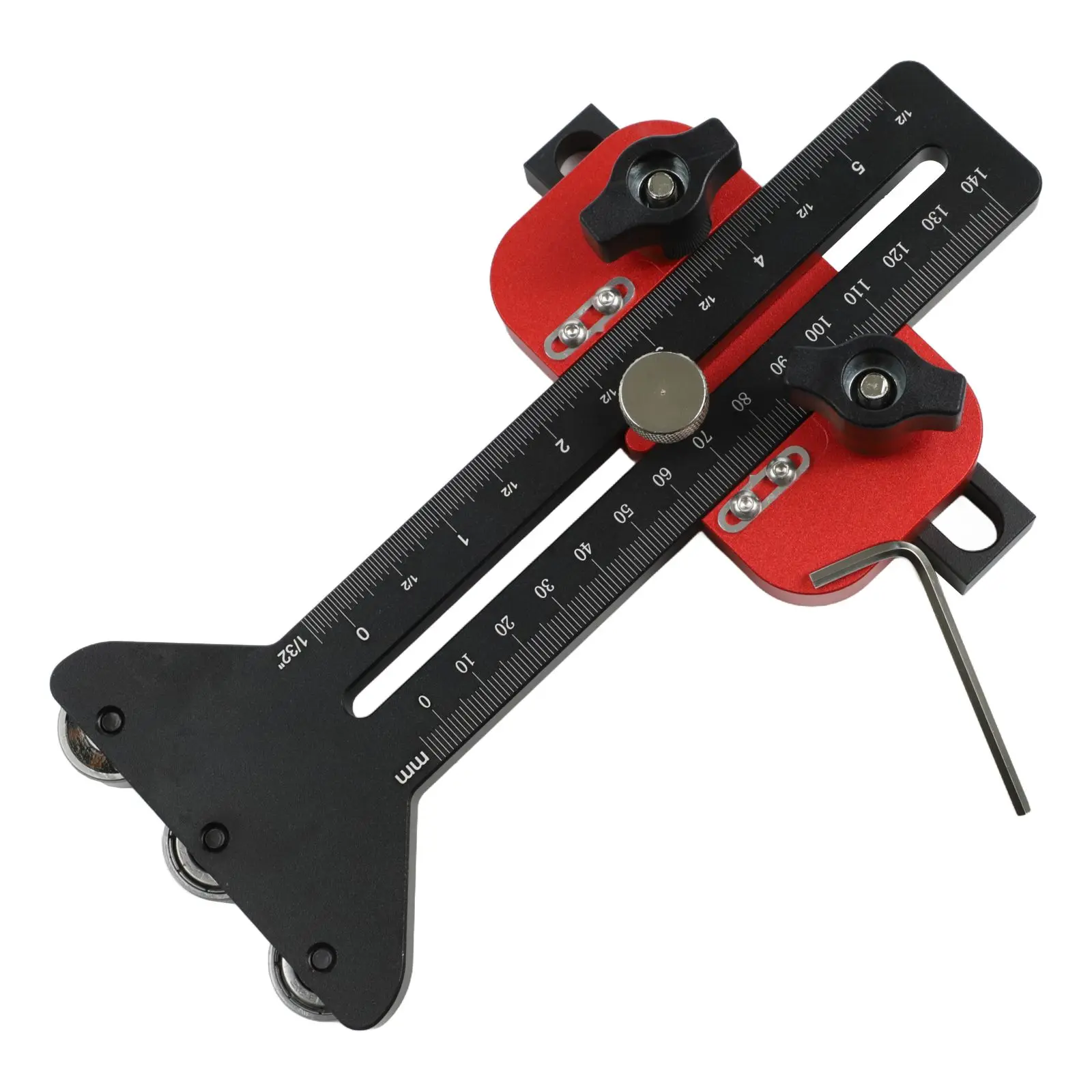 Black Thin Rip Table Saw Jig Jig Compatible With U-slots Adjustable Guide Compatible With U-slots Engraved Measurement Scales
Black Thin Rip Table Saw Jig Jig Compatible With U-slots Adjustable Guide Compatible With U-slots Engraved Measurement Scales