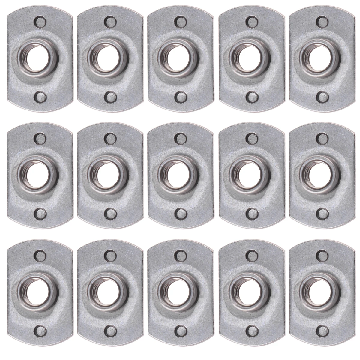 15pcs T-Nuts Welded Inserts Galvanized Carbon Steel Fasteners Machined Easy Installation For Wood Wet Environments
15pcs T-Nuts Welded Inserts Galvanized Carbon Steel Fasteners Machined Easy Installation For Wood Wet Environments