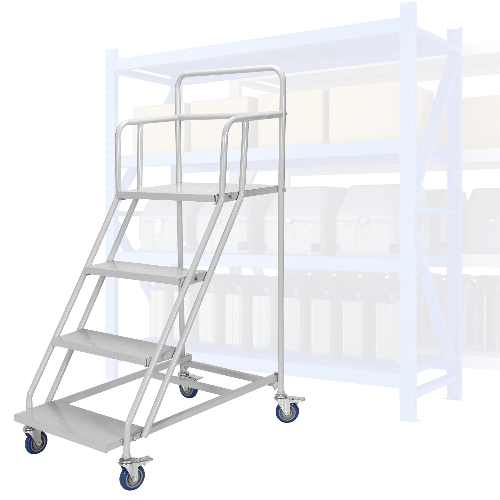 Промышленная четырехступенчатая лестница-трансформер для тяжелых нагрузок, грузоподъемность 202 кг, мобильная, на колесах, для склада, супермаркета, библиотеки
Промышленная четырехступенчатая лестница-трансформер для тяжелых нагрузок, грузоподъемность 202 кг, мобильная, на колесах, для склада, супермаркета, библиотеки