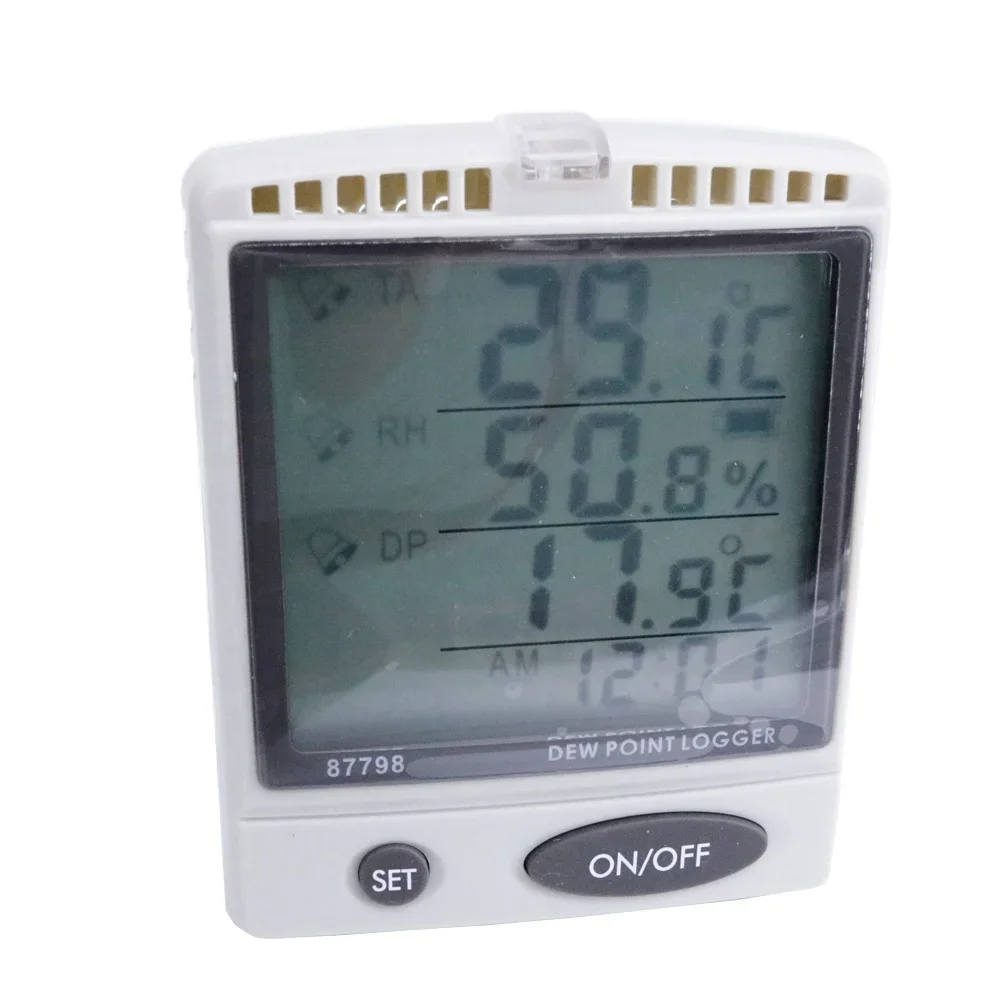 AZ87798 Desktop Dew Point Meter Thermo Hygrometer SD Card Logger Humidity And Temperature Recorder
AZ87798 Desktop Dew Point Meter Thermo Hygrometer SD Card Logger Humidity And Temperature Recorder