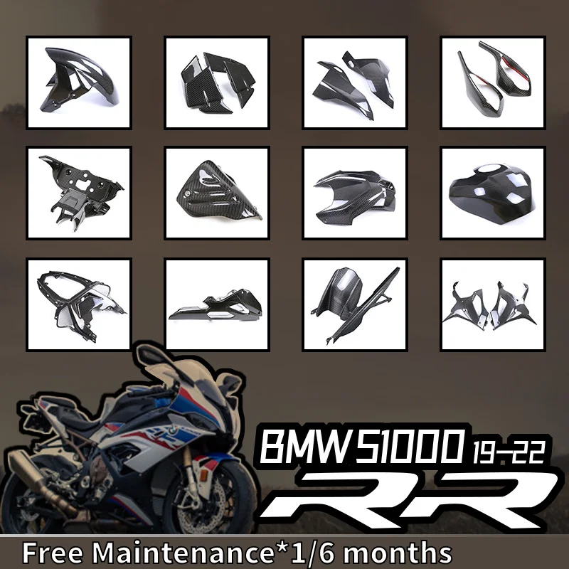 For BMW BMWS1000RR M1000RR Modified with A Complete Set of Carbon Fiber Shell, Front and Rear Fenders, and Fixed Wing 
For BMW BMWS1000RR M1000RR Modified with A Complete Set of Carbon Fiber Shell, Front and Rear Fenders, and Fixed Wing
