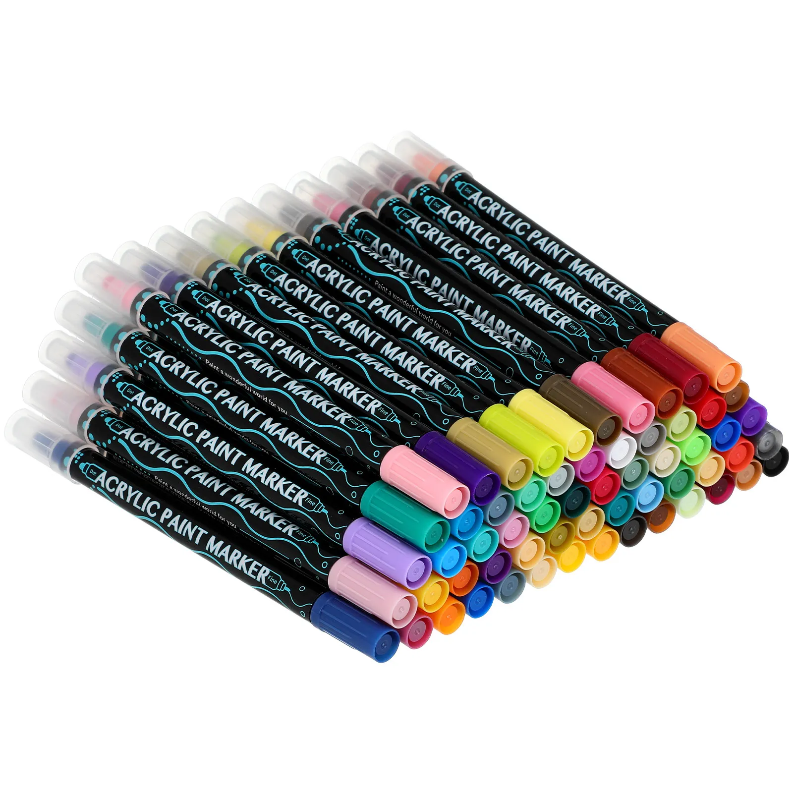 60Pcs Dual Tip Acrylic Paint Markers High Pigment Fast Drying for Hand Lettering Drawing Coloring Book Art Supplies Kids Adults
60Pcs Dual Tip Acrylic Paint Markers High Pigment Fast Drying for Hand Lettering Drawing Coloring Book Art Supplies Kids Adults