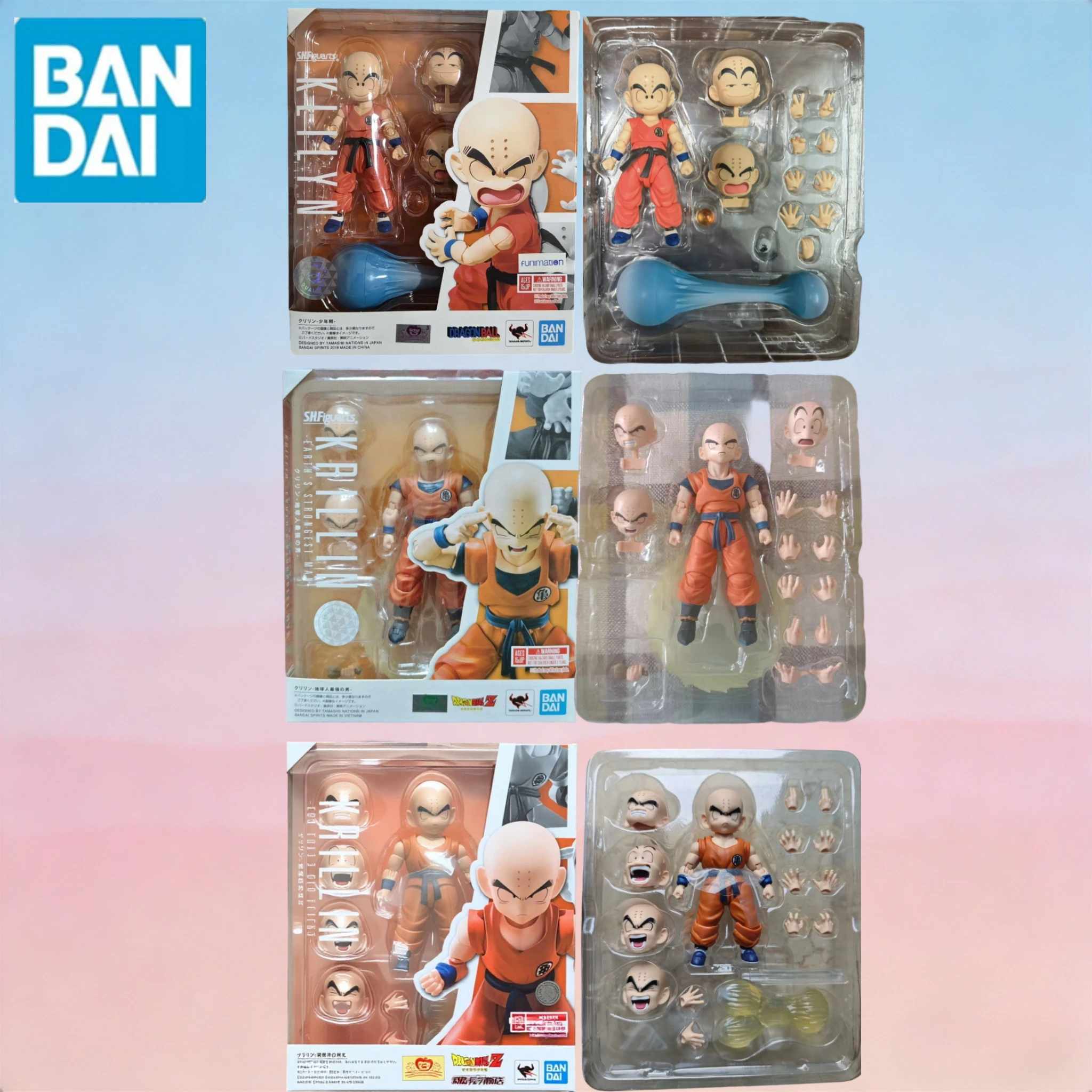 In Stock Bandai SHF Dragon Ball Krillin 3.0 Tamashii Limited 1/12 Action Figure Model Collectible Gift
In Stock Bandai SHF Dragon Ball Krillin 3.0 Tamashii Limited 1/12 Action Figure Model Collectible Gift