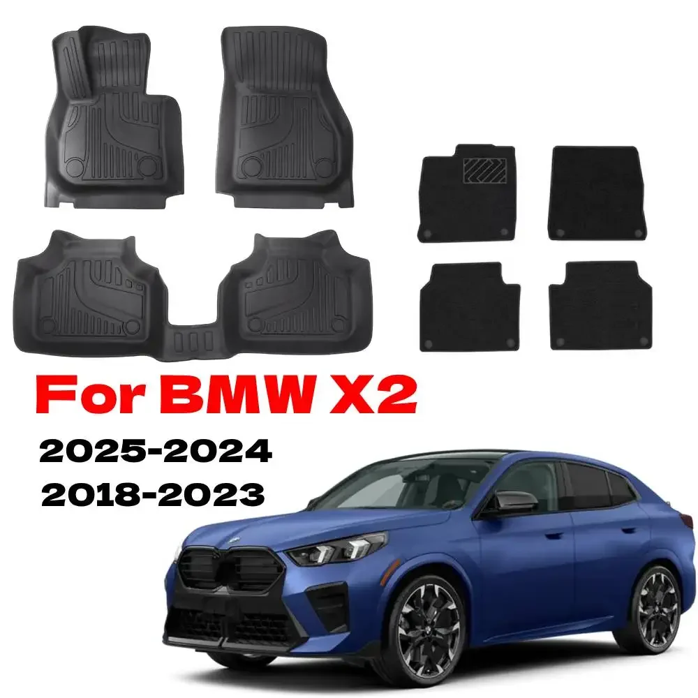 TPE Floor Mat For BMW X2 2025-2024 2018-2023 Auto Interior Duty Waterproof Non-slip Carpets Protector Foot Tools for X2 2025
TPE Floor Mat For BMW X2 2025-2024 2018-2023 Auto Interior Duty Waterproof Non-slip Carpets Protector Foot Tools for X2 2025