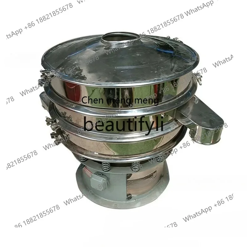 Stainless steel flour starch vibrating screen, powder food chemical screening machine, rotary vibrating screenX
Stainless steel flour starch vibrating screen, powder food chemical screening machine, rotary vibrating screenX