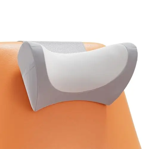 Gray And White Memory Foam Neck Support For Recliner Chair With Back-Hanging Design And Storage Pocket
Gray And White Memory Foam Neck Support For Recliner Chair With Back-Hanging Design And Storage Pocket