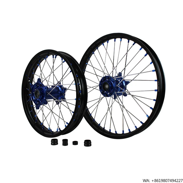 High Strength Anodized 7050T Motorcycle Motocross Wheel Set with Spoke Nipples Aluminum Alloy New Condition for FC85 SX85 MC85
High Strength Anodized 7050T Motorcycle Motocross Wheel Set with Spoke Nipples Aluminum Alloy New Condition for FC85 SX85 MC85