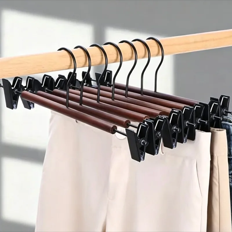 Natural Beech Wood Pants Hanger, Non Slip Traceless Skirt Clip,Solid Wood Trouser Holder for Socks Clothes Home Wardrobe Storage
Natural Beech Wood Pants Hanger, Non Slip Traceless Skirt Clip,Solid Wood Trouser Holder for Socks Clothes Home Wardrobe Storage