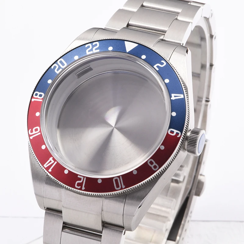 Heimdallr GMT Watch Case 316L Stainless Steel 3 O'clock Sapphire glass Dive watch case for NH34 Automatic Movement Watch Parts
Heimdallr GMT Watch Case 316L Stainless Steel 3 O'clock Sapphire glass Dive watch case for NH34 Automatic Movement Watch Parts