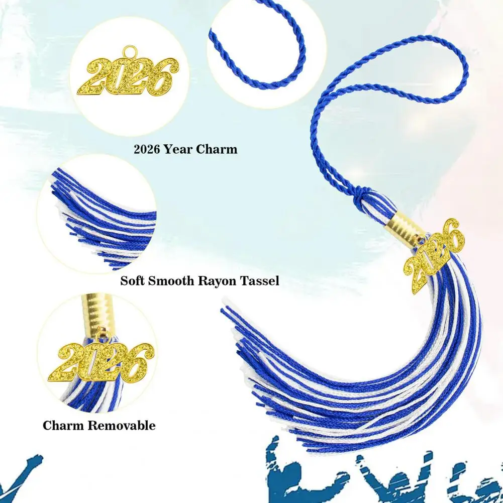 Eye-catching Party Tassel 2026 Graduation Tassel Charm Pendants 16-inch Year Tassel for Graduation Caps Party for Graduates
Eye-catching Party Tassel 2026 Graduation Tassel Charm Pendants 16-inch Year Tassel for Graduation Caps Party for Graduates