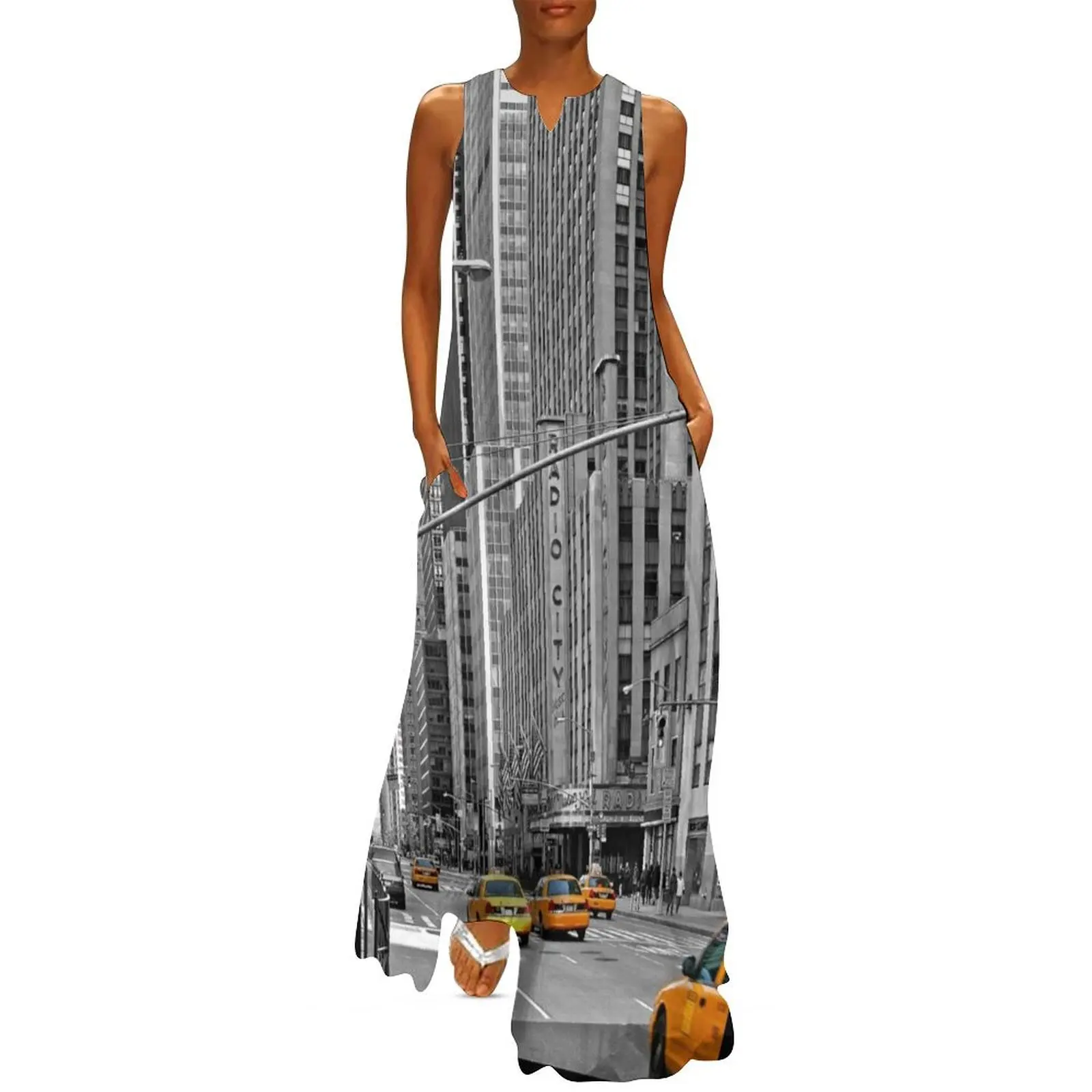 NYC Yellow Cabs Radio City Music Hall Long Dress elegant women's dresses sale dresses women summer 2025 Dress
NYC Yellow Cabs Radio City Music Hall Long Dress elegant women's dresses sale dresses women summer 2025 Dress