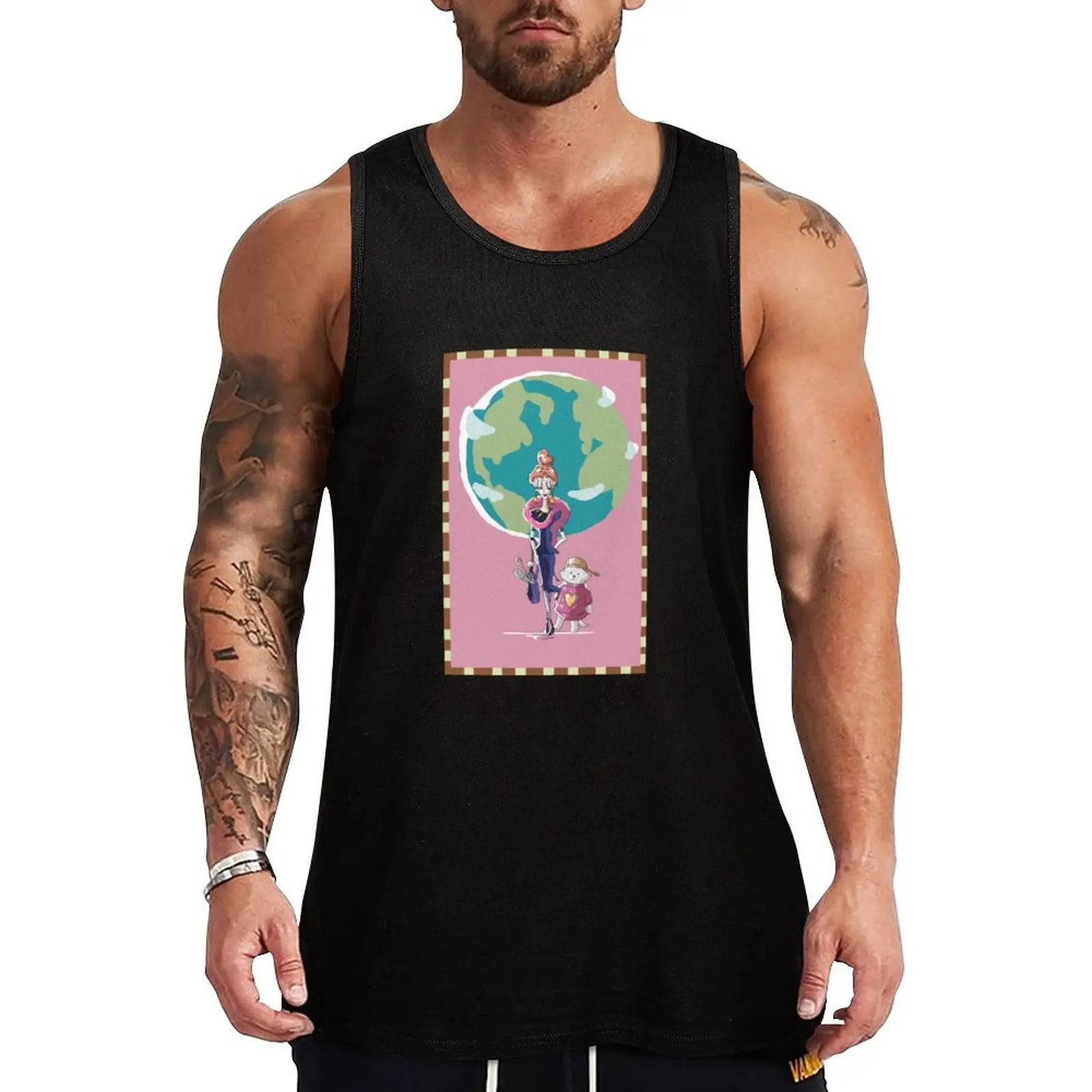 Lady Arabella takes on the world (Black suit) Tank Top Athletic Muscle Tank Top Workout Sleeveless Training
Lady Arabella takes on the world (Black suit) Tank Top Athletic Muscle Tank Top Workout Sleeveless Training
