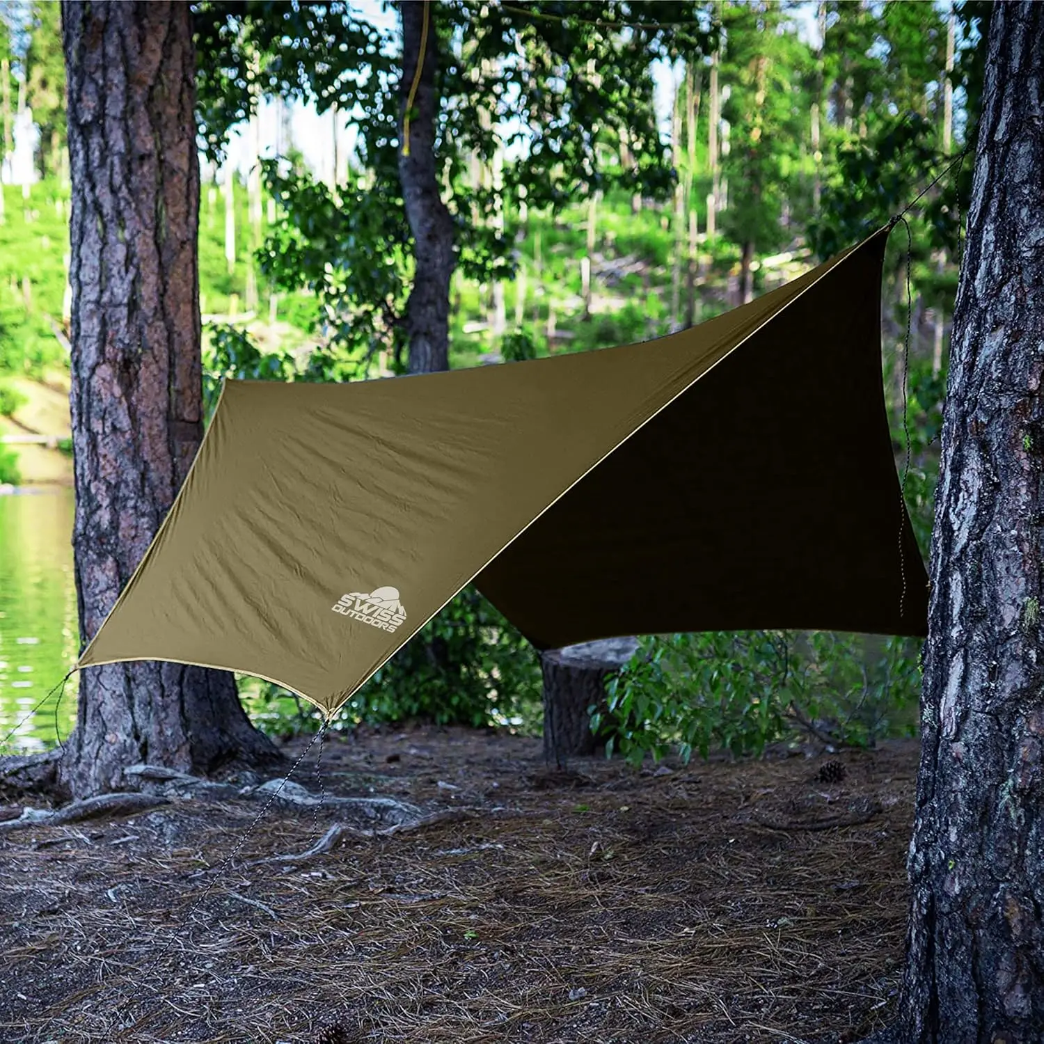 Rain Fly Tarp | Waterproof Tent Shelter Canopy | Lightweight Easy Setup For Hammock, Backpacking Or Camp Gear | Premium Quality
Rain Fly Tarp | Waterproof Tent Shelter Canopy | Lightweight Easy Setup For Hammock, Backpacking Or Camp Gear | Premium Quality