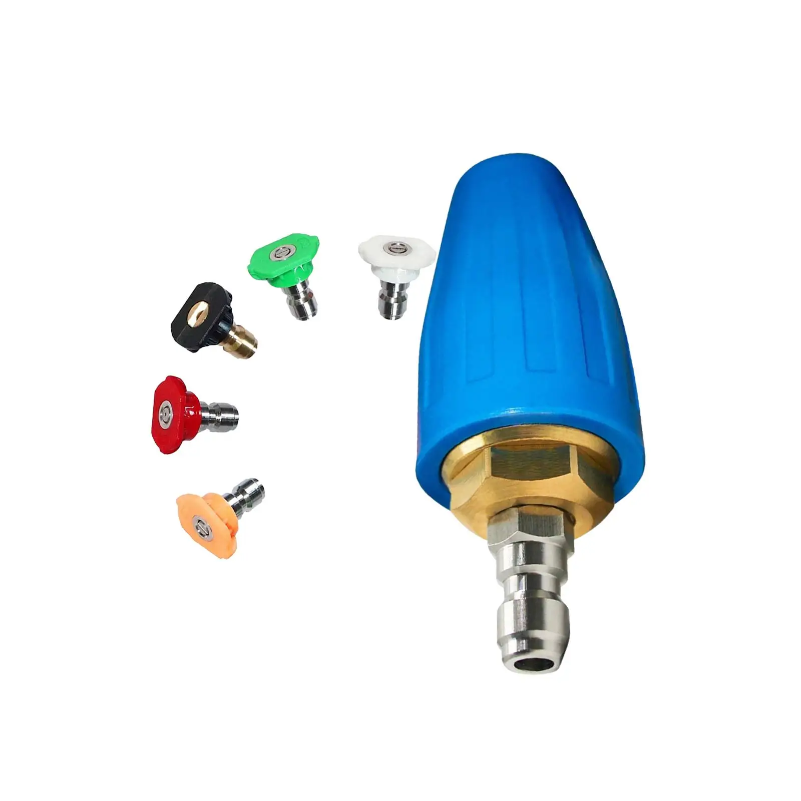 Rotating Turbo Nozzle 5 Spray Nozzle Tips for Cleaning Vinyl Surfaces Blocks
Rotating Turbo Nozzle 5 Spray Nozzle Tips for Cleaning Vinyl Surfaces Blocks