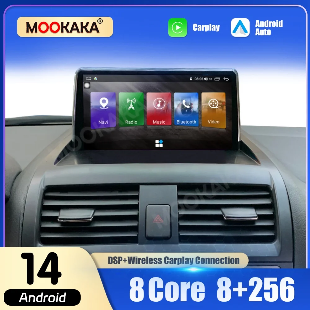 Для Honda Accord 7-го поколения 2004 ~ 2007 автомобильный радиоприемник мультимедийный плеер Carplay Android авторадио стерео GPS Navi головное устройство Wi-Fi
Для Honda Accord 7-го поколения 2004 ~ 2007 автомобильный радиоприемник мультимедийный плеер Carplay Android авторадио стерео GPS Navi головное устройство Wi-Fi