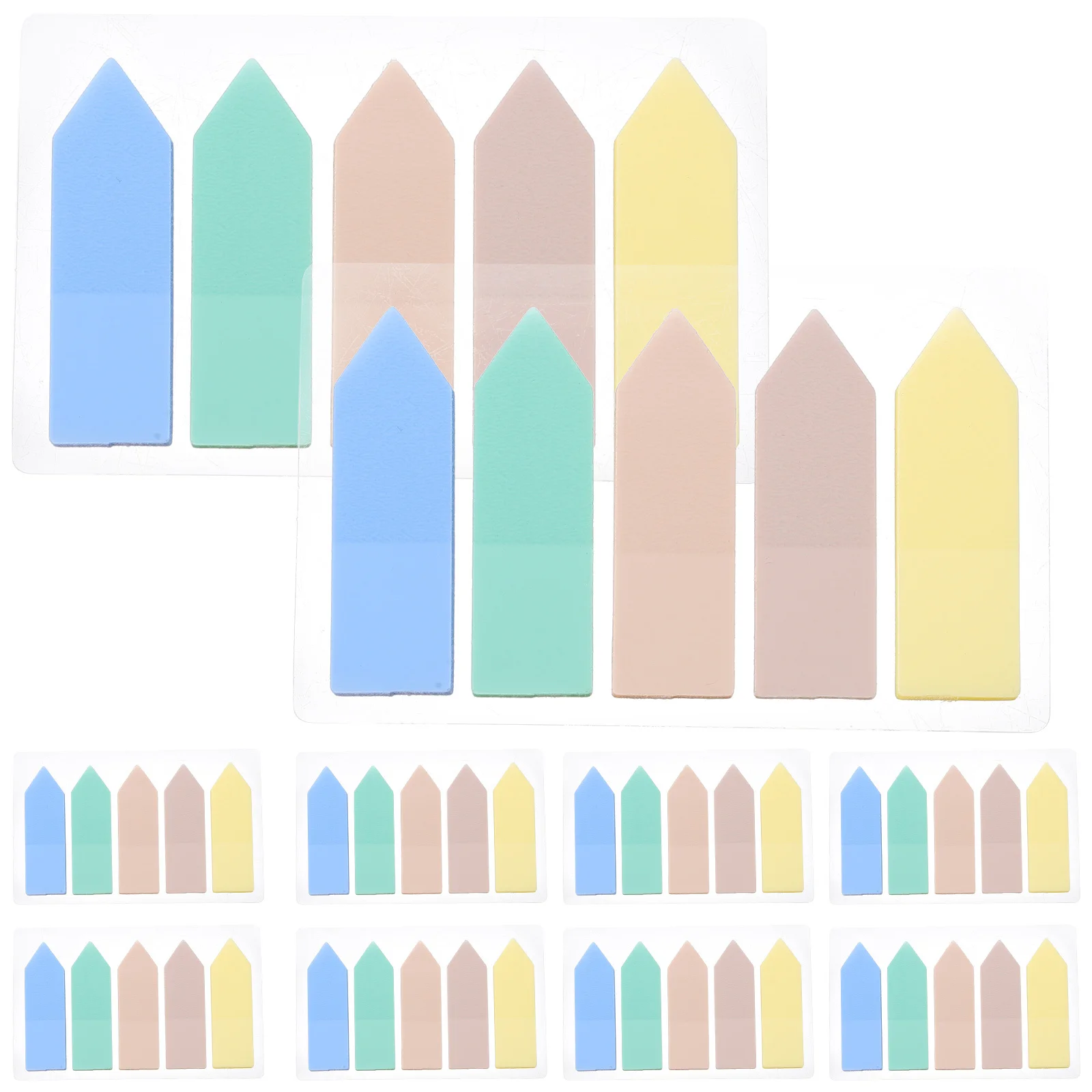 10 Sets Arrow Sticky Index Tabs Colored Adhesive Reading Markers Small Portable Highlight Strips for Note Taking Office Supplies
10 Sets Arrow Sticky Index Tabs Colored Adhesive Reading Markers Small Portable Highlight Strips for Note Taking Office Supplies