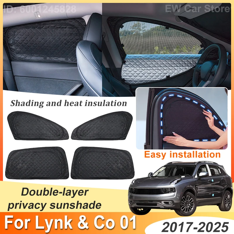 For Lynk Co 01 2022 Accessorie 2017~2025 Car Double Layer Sunshades Privacy Sunscreens Window Mesh Camping Sun Shade Visor Parts
For Lynk Co 01 2022 Accessorie 2017~2025 Car Double Layer Sunshades Privacy Sunscreens Window Mesh Camping Sun Shade Visor Parts