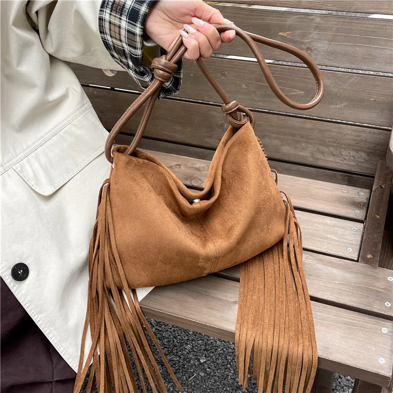 Модная длинная сумка через плечо с кисточками, женская винтажная замшевая сумка и кошелек, женская сумка через плечо большой емкости, ретро-сумка Sac A Main
Модная длинная сумка через плечо с кисточками, женская винтажная замшевая сумка и кошелек, женская сумка через плечо большой емкости, ретро-сумка Sac A Main