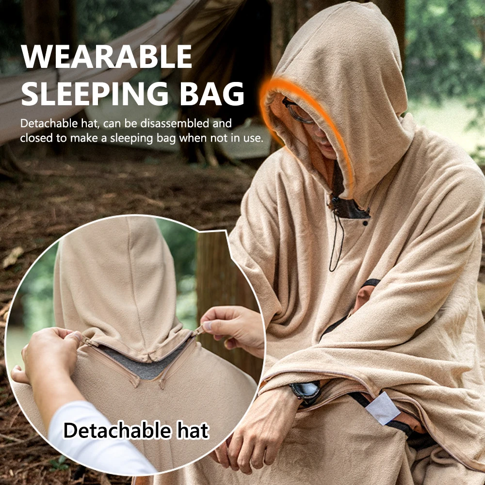 Outdoor Camping 3 Season Fleece Sleeping Bag Envelope Type Portable Warming Blanket Tent Accessories For Adult 210*80cm 866g
Outdoor Camping 3 Season Fleece Sleeping Bag Envelope Type Portable Warming Blanket Tent Accessories For Adult 210*80cm 866g