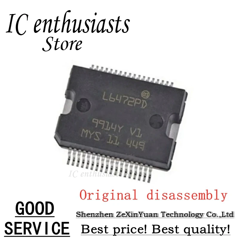 5PCS 10PCS L6472PD L6472PDTR HSSOP-36 Original disassembly
5PCS 10PCS L6472PD L6472PDTR HSSOP-36 Original disassembly