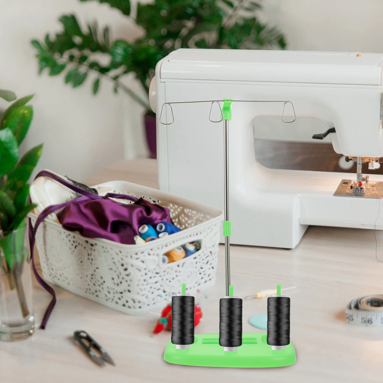 1pc Universal Cone Spool Stand Sewing Machine Thread Holder Sturdy Plastic Alloy Base Tangle-Free Sewing Spool Rack Quilting
1pc Universal Cone Spool Stand Sewing Machine Thread Holder Sturdy Plastic Alloy Base Tangle-Free Sewing Spool Rack Quilting