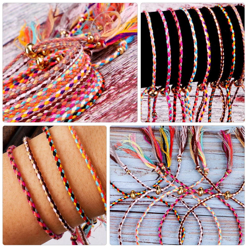 Cotton Bracelets Chain Wrist Adjustable H Tassel Thread Women Unique Fashion Durable Safe Distinct Occasions Gifts Accessories
Cotton Bracelets Chain Wrist Adjustable H Tassel Thread Women Unique Fashion Durable Safe Distinct Occasions Gifts Accessories