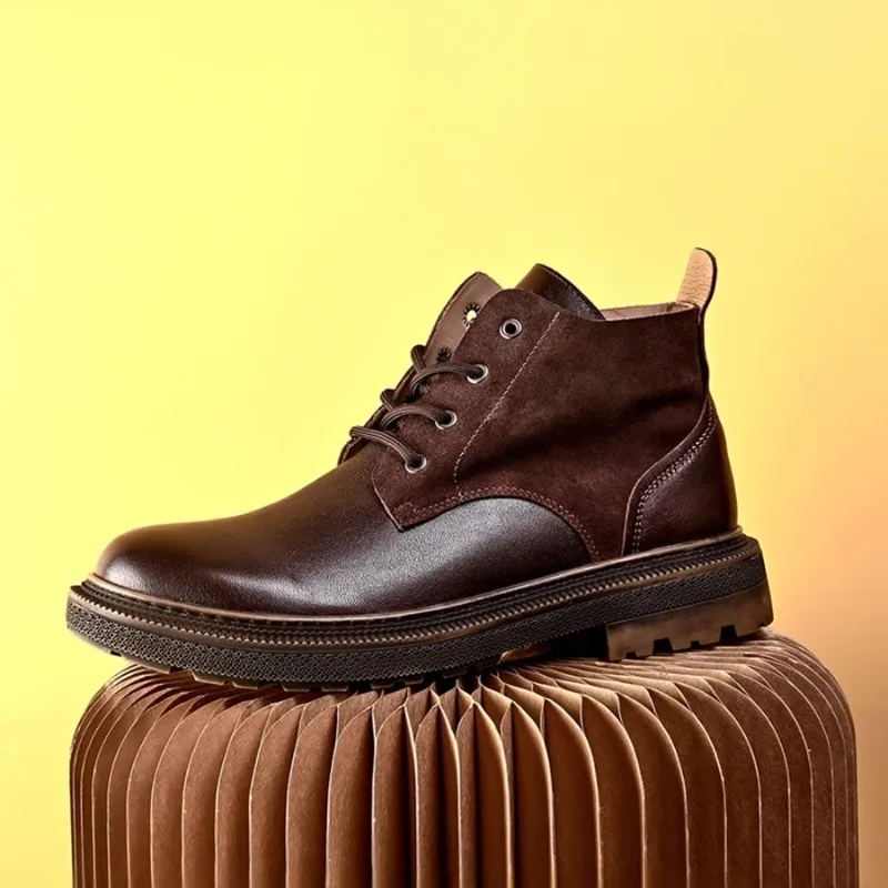 Осенне-зимние модные ботинки для верховой езды в стиле ретро, мужские трендовые ботинки из натуральной кожи с круглым носком, деловые деловые мотоциклетные повседневные уличные ботинки
Осенне-зимние модные ботинки для верховой езды в стиле ретро, мужские трендовые ботинки из натуральной кожи с круглым носком, деловые деловые мотоциклетные повседневные уличные ботинки