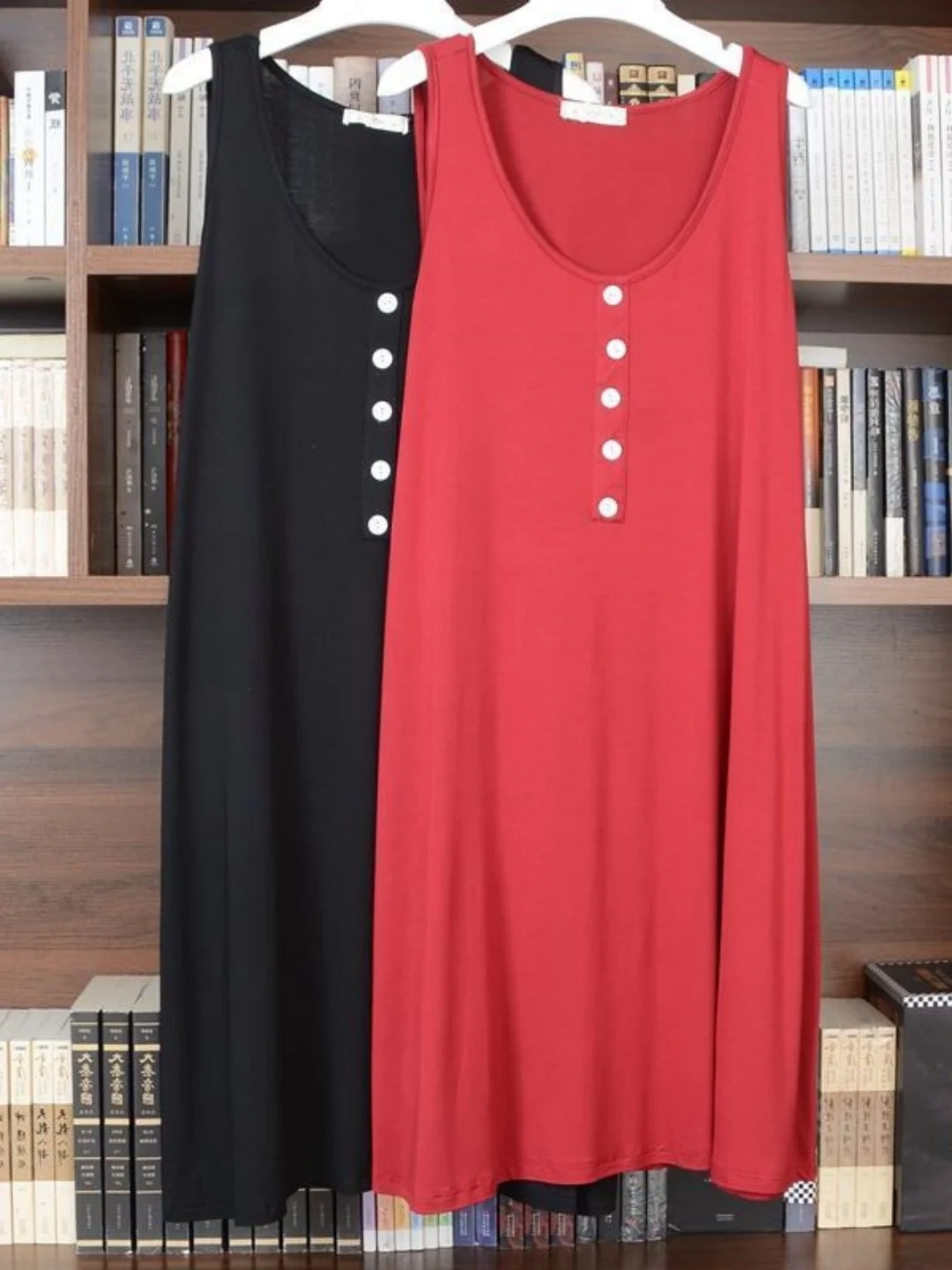 Summer Thin Casual Sleeveless Vest Dress Comfortable plus Size Home Wear Slimming Sleepwear Korean Style round Neck Pullover
Summer Thin Casual Sleeveless Vest Dress Comfortable plus Size Home Wear Slimming Sleepwear Korean Style round Neck Pullover