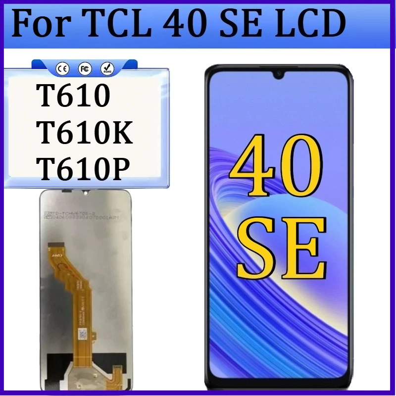 New TFT Screen For TCL 40 SE 40SE LCD Display With Touch Screen Digitizer Assembly For TCL T610 T610K T610P LCD
New TFT Screen For TCL 40 SE 40SE LCD Display With Touch Screen Digitizer Assembly For TCL T610 T610K T610P LCD