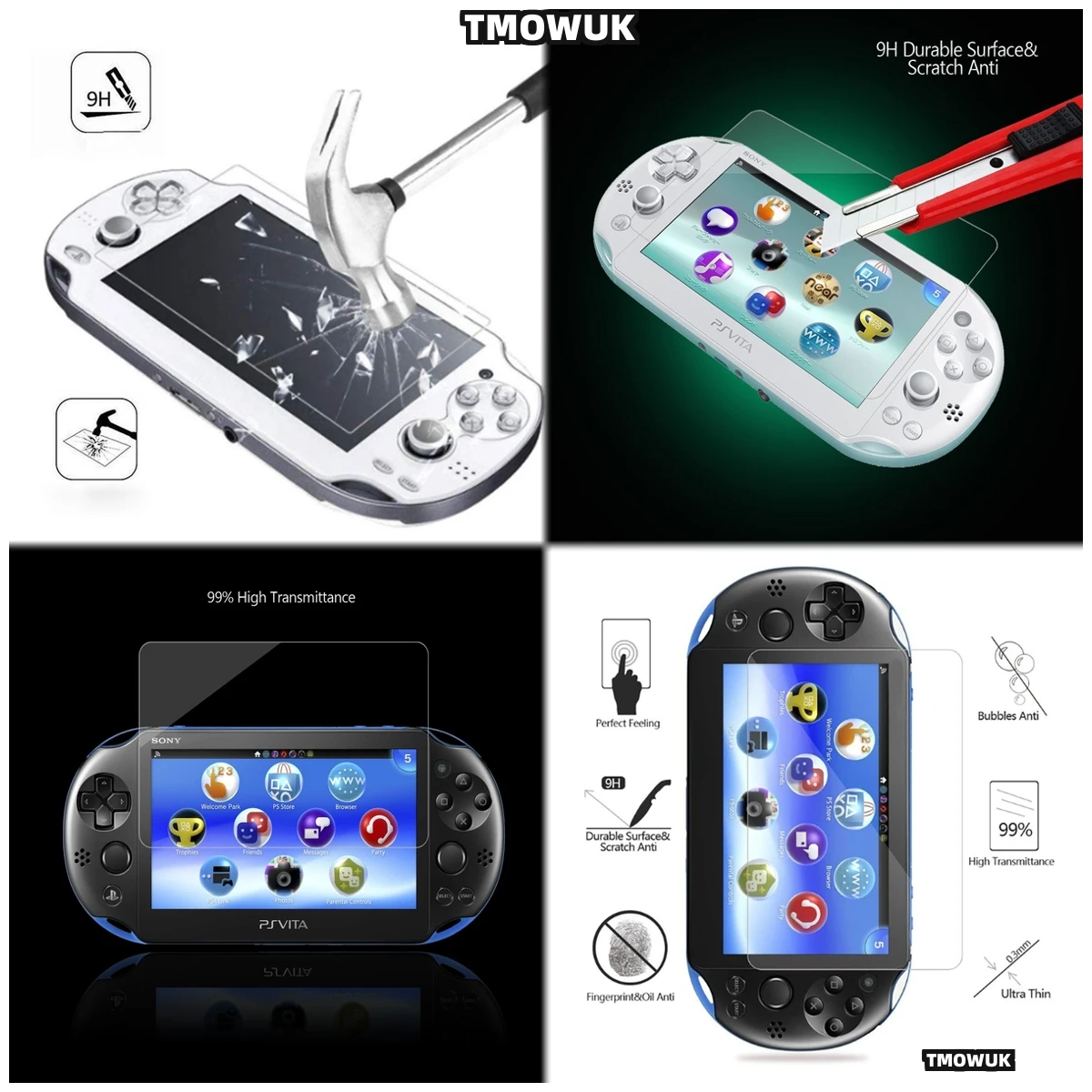High Contrast Tempered Glass Film For PS Vita 1000 2000 - Anti-Fingerprint, Precision Fit
High Contrast Tempered Glass Film For PS Vita 1000 2000 - Anti-Fingerprint, Precision Fit